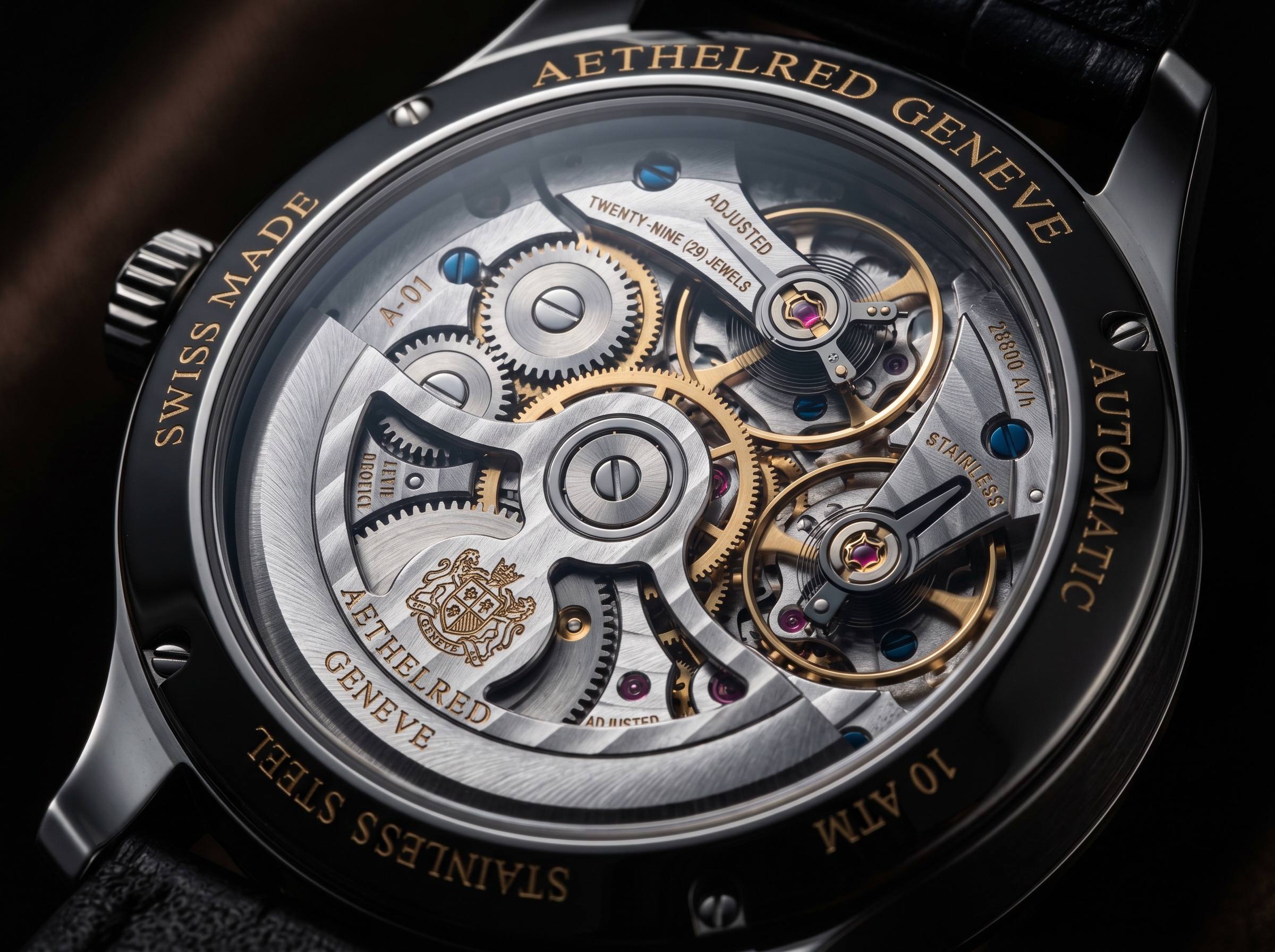 Watch Caseback Detail
